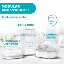 Load image into Gallery viewer, Chicco SterilNatural 3 in 1, 3-in-1 Digital Steam Sterilizer