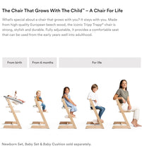 Load image into Gallery viewer, Stokke Tripp Trapp Chair Natural with baby set