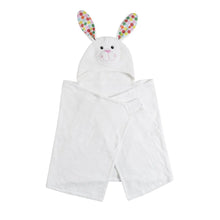 Load image into Gallery viewer, ZoocChini KIDS PLUSH TERRY HOODED BATH TOWEL - BELLA THE BUNNY