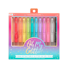 Load image into Gallery viewer, OOLY Oh My Glitter! Retractable Gel Pens - Set of 12