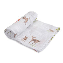 Load image into Gallery viewer, Little Unicorn Swaddle Cotton Muslin Animal World