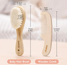 Load image into Gallery viewer, haakaa Baby Hair Brush and Comb Set for Newborns & Toddlers