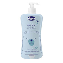 Load image into Gallery viewer, Chicco Gentle Hair & body Wash Natural sensation All size