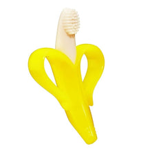 Load image into Gallery viewer, Baby Banana Infant Toothbrush Silicone Teether