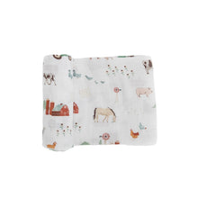 Load image into Gallery viewer, Little Unicorn Swaddle Cotton Muslin Animal World