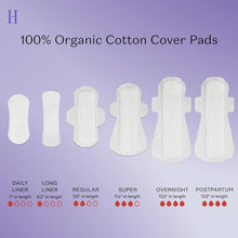 Load image into Gallery viewer, The Honey Pot Company Herbal Postpartum Pads w/Wings