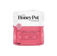 Load image into Gallery viewer, The Honey Pot Company Herbal Postpartum Pads w/Wings