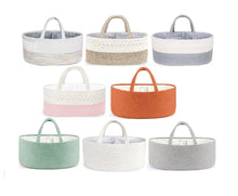 Load image into Gallery viewer, Little Story Cotton Rope Diaper Caddy