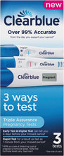 Load image into Gallery viewer, Clearblue Triple Assurance Pregnancy Test Kit, Home Pregnancy Tests