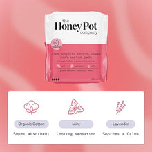 Load image into Gallery viewer, The Honey Pot Company Herbal Postpartum Pads w/Wings