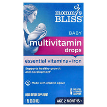 Load image into Gallery viewer, Mommy's Bliss Baby Multivitamin + Iron, Daily Essential