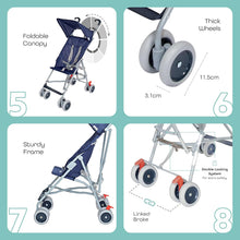 Load image into Gallery viewer, MOON Jet Light Weight Travel Buggy/Stroller For Baby/Toddler