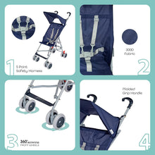 Load image into Gallery viewer, MOON Jet Light Weight Travel Buggy/Stroller For Baby/Toddler