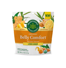 Load image into Gallery viewer, Traditional Medicinals Organic Belly Comfort 30 Wrapped Lozenges lol