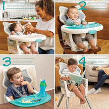 Load image into Gallery viewer, Infantino Grow-with-Me 4-in-1 Convertible High Chair, Raccoon-Theme