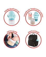 Load image into Gallery viewer, Sip To Snack 2-In-1 Set - Teal/Grey