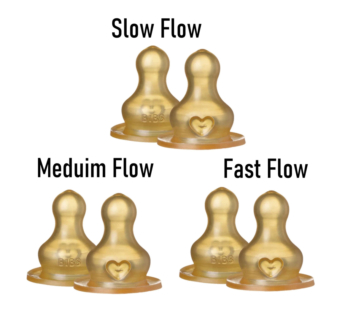 Bibs Bottle Nipple 2 PACK Mummy and me