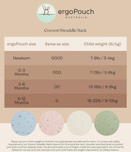 Load image into Gallery viewer, ErgoPouch Cocoon Swaddle Bag 1.0 TOG (0-3 months)