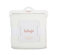 Load image into Gallery viewer, lulujo Soft Cotton Baby Blanket, Waffle Weave
