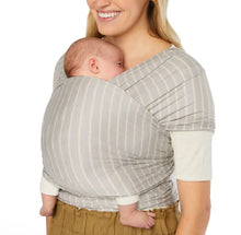 Load image into Gallery viewer, Ergobaby Aura Baby Carrier Wrap Grey Stripes