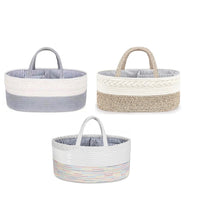 Load image into Gallery viewer, Little Story Cotton Rope Diaper Caddy