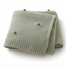 Load image into Gallery viewer, Crochet Blanket colorful dots