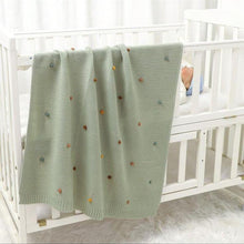 Load image into Gallery viewer, Crochet Blanket colorful dots