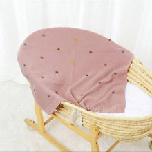 Load image into Gallery viewer, Crochet Blanket colorful dots