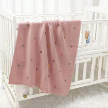 Load image into Gallery viewer, Crochet Blanket colorful dots