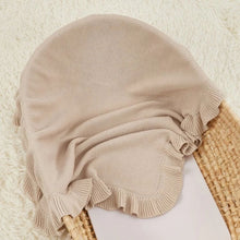 Load image into Gallery viewer, Crochet Blanket Ruffle Trim