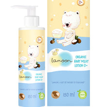 Load image into Gallery viewer, Lamoon Organic Baby Milky Lotion 0+ ( 150ML )