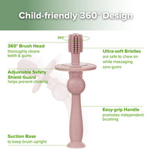 Load image into Gallery viewer, haakaa 360° Baby Silicone Toothbrush 6 months +