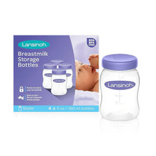 Load image into Gallery viewer, Lansinoh Breastmilk Storage Breast Pump Bottles, 4