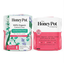 Load image into Gallery viewer, The Honey Pot Company Herbal Postpartum Pads w/Wings