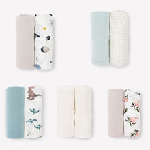 Load image into Gallery viewer, Little Unicorn Stretch Knit Swaddle Blankets Pack of 2