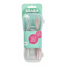 Load image into Gallery viewer, Beaba 1st Stage Silicone Spoon & Case 2 Pack