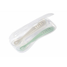 Load image into Gallery viewer, Beaba 1st Stage Silicone Spoon & Case 2 Pack
