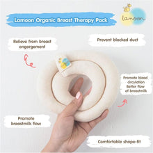 Load image into Gallery viewer, LAMOON ORGANIC BREAST THERAPY PACK FOR NURSING MOMMY