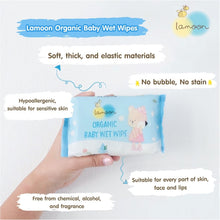 Load image into Gallery viewer, LAMOON ORGANIC BABY WET WIPE