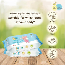 Load image into Gallery viewer, LAMOON ORGANIC BABY WET WIPE