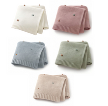 Load image into Gallery viewer, Crochet Blanket colorful dots