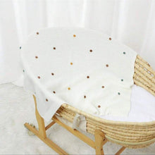 Load image into Gallery viewer, Crochet Blanket colorful dots