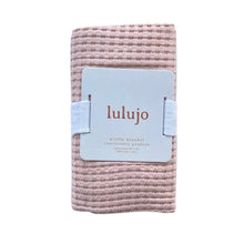 Load image into Gallery viewer, lulujo Soft Cotton Baby Blanket, Waffle Weave