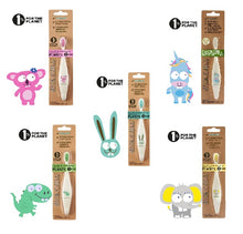 Load image into Gallery viewer, Jack N' Jill Kids Toothbrushes - Soft Toothbrush for Kids, Made from Cornstarch