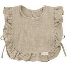Load image into Gallery viewer, Ali+Oli Muslin Cotton Ruffle Baby Bib