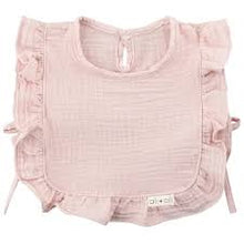 Load image into Gallery viewer, Ali+Oli Muslin Cotton Ruffle Baby Bib