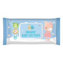 Load image into Gallery viewer, LAMOON ORGANIC BABY WET WIPE