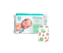 Load image into Gallery viewer, Offspring Training Diapers NB Size (Tape) - 1 Pack (56pcs) 0-4kg