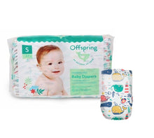 Load image into Gallery viewer, Offspring Training Diapers S Size (Tape) - 1 Pack (48pcs) 3-6kg