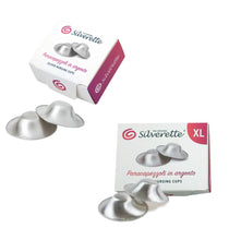 Load image into Gallery viewer, SILVERETTE The Original Silver Nursing Cups, Silverettes Metal Nipple